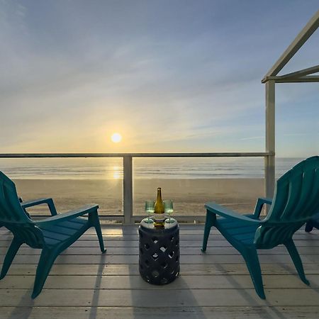 Steps From The Beach! Hottub, $1M Ocean View, Deck Waldport Exterior photo